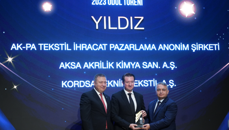 Kordsa, ihracata sunduğu güçlü katkıyla İTHİB Yıldız ödülünün sahibi