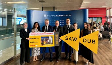 Sabiha Gökçen’den Dublin uçuşları başladı