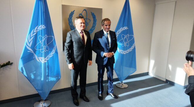 ROSATOM GENEL MÜDÜRÜ ALEKSEY LİKHACHEV, IAEA GENEL MÜDÜRÜ RAFAEL GROSSİ İLE GÖRÜŞTÜ